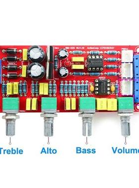 Dual NE5532 Repalceable tone Preamp Board Audio equalizer Pr