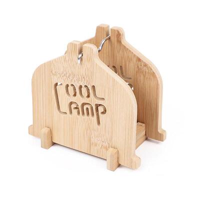 Mosquito Coil Holder Bamboo Wooden Bug Coil Rack Detachable