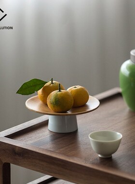 Wood tray for cake fruit dessert stand table decoration tea