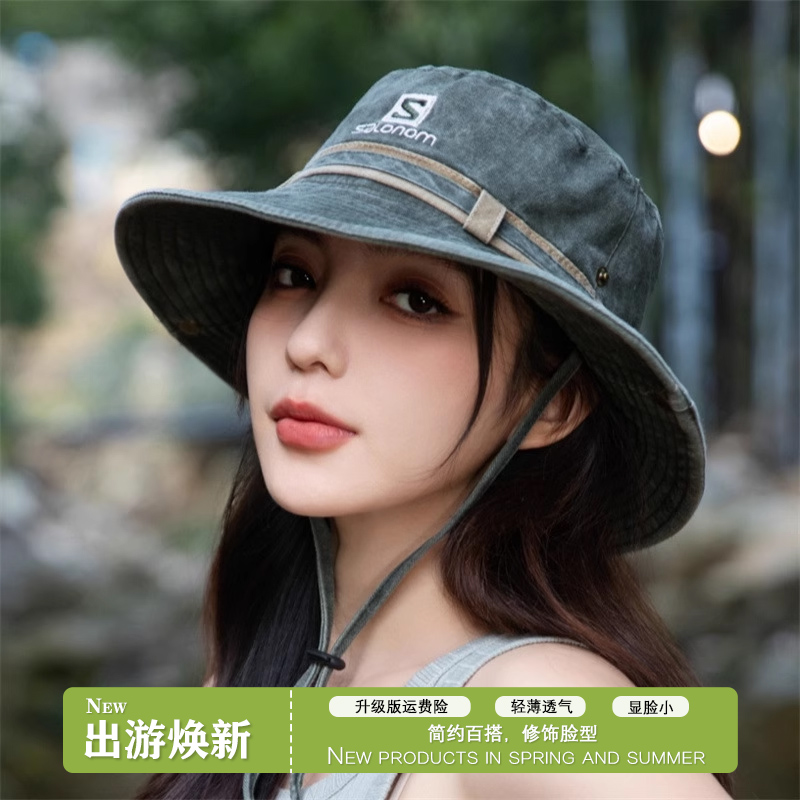露营渔夫帽气质春夏季