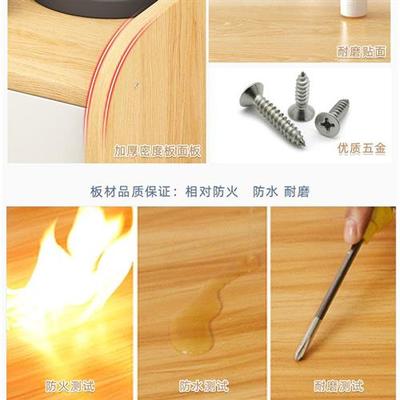 60/80cm长极窄梳妆台书桌二合一床头家庭电脑台式桌书架一体桌M52