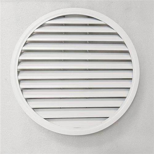 定制中央空调出风口百叶铝合金圆形栅格别墅外墙防雨百叶窗通排风