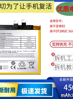 适用于 锤子坚果R2电池 锤子DT2002C 5G版手机电池 锤子DT10B电板