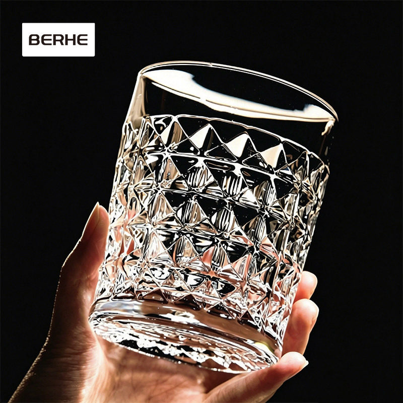 BERHE捷克进口水晶玻璃威士忌杯