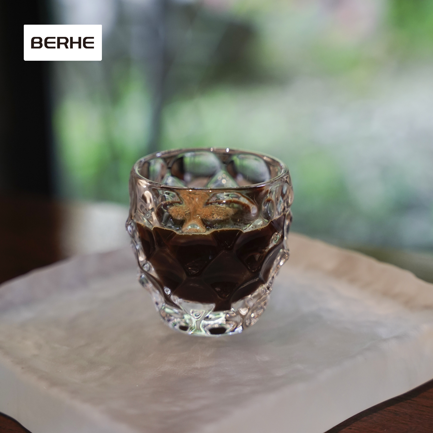 捷克BERHE水晶玻璃便携咖啡杯