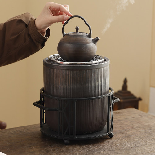 手工富强炭火煮茶炉围炉煮茶