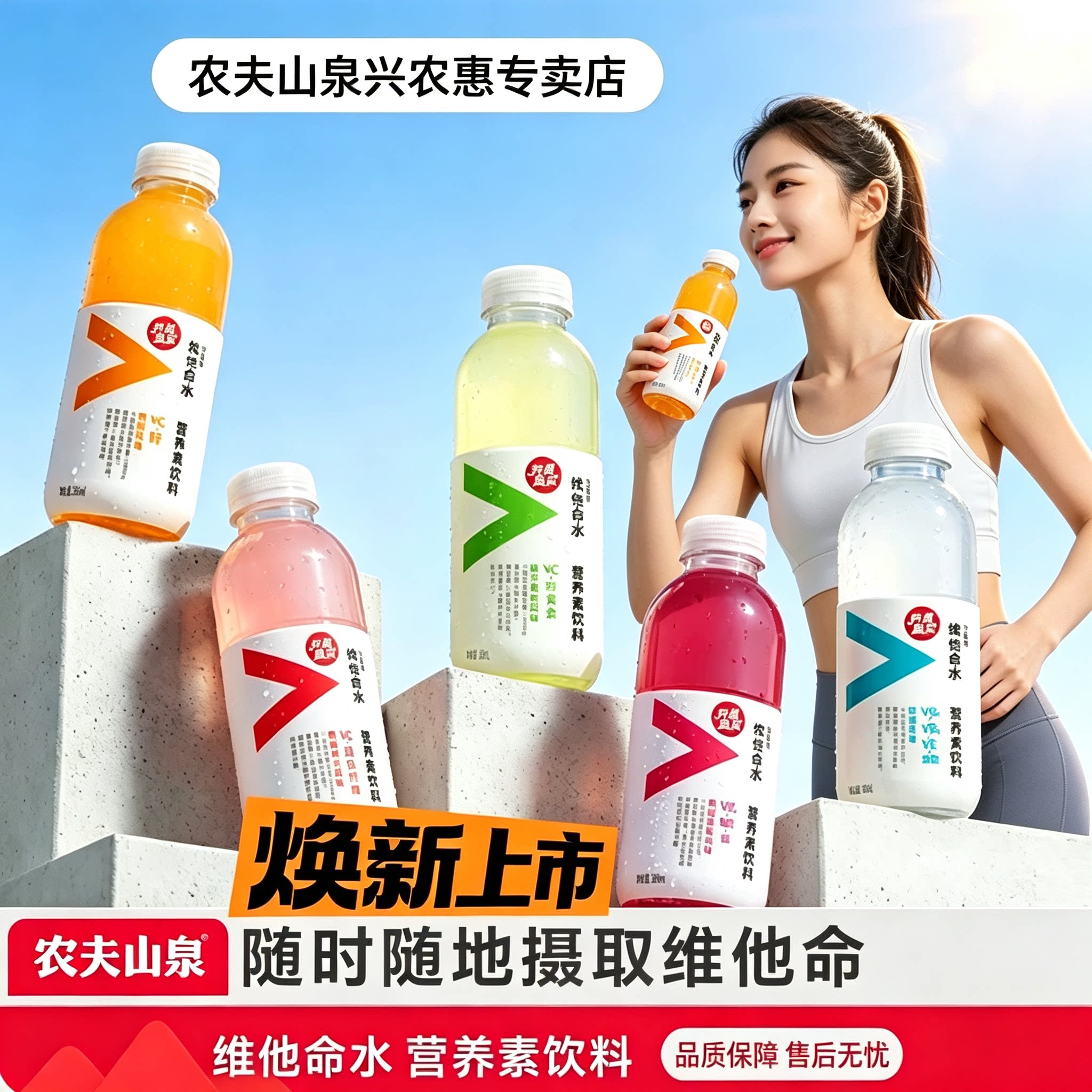 农夫山泉维他命水500ml*6瓶