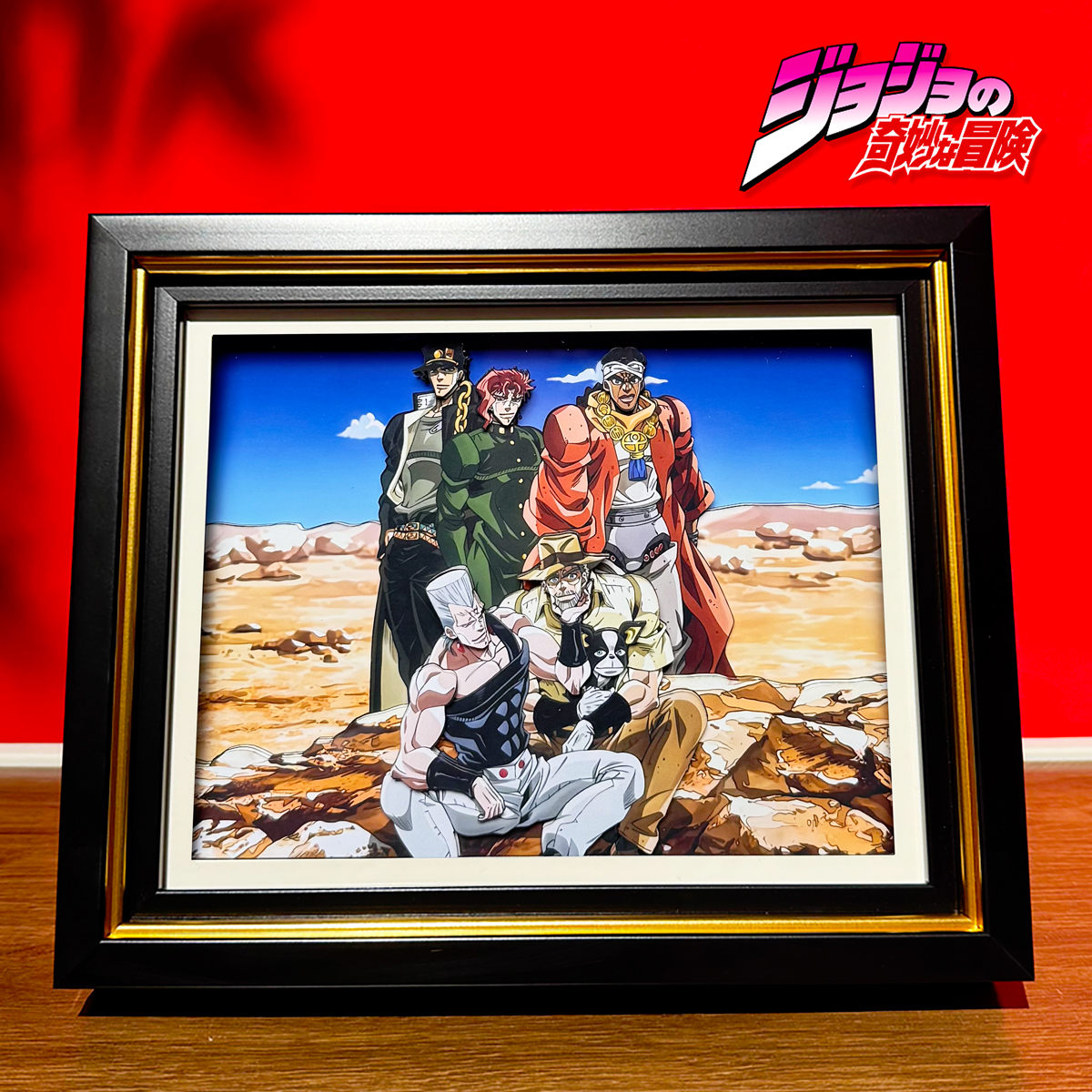 jojo空条承太郎3D立体装饰挂画