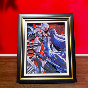 崩坏星穹铁道黄泉3D立体画动漫手办桌摆二次元装饰画生日礼物挂画