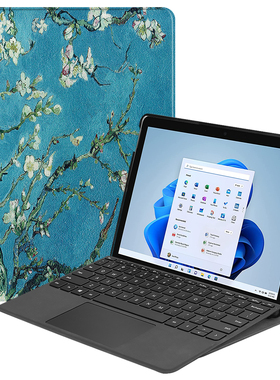 适用微软Surface Pro 8商务翻盖平板保护壳Go2全包防摔壳Pro4/5/6/7/91011皮套保护套Go一代Go23防摔硬壳轻薄