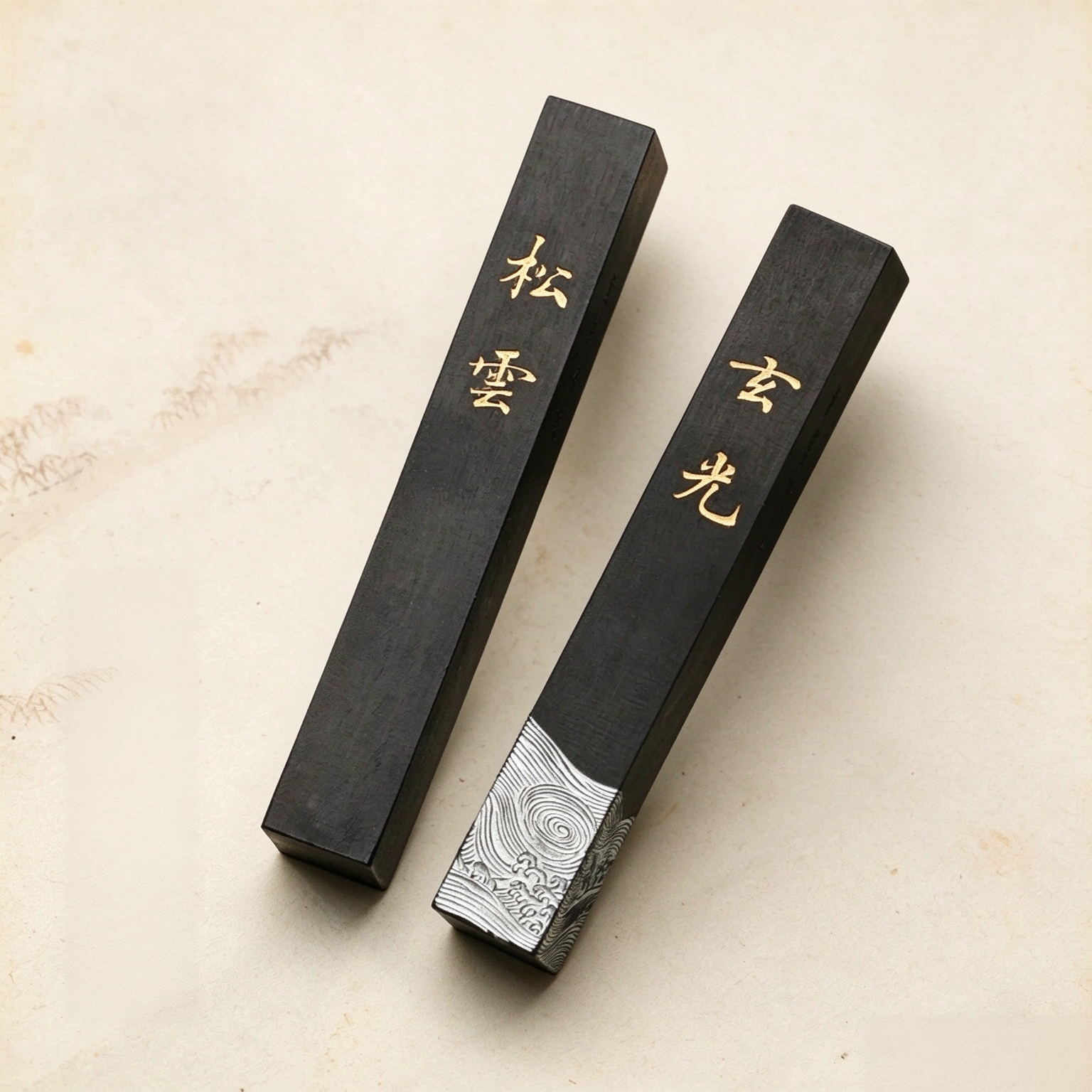 景阳阁玄光桐油烟墨条