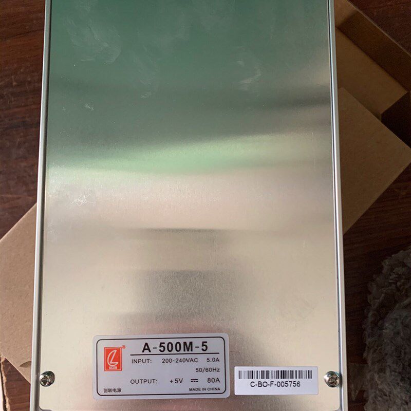 创联A-500M-5V 80A 400W开关电源LED显示屏电源单双数色全彩专用