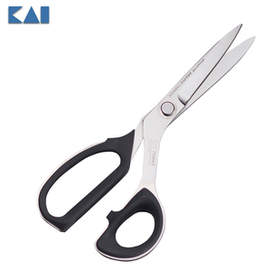 日本进口KAI剪刀7240AS碳玻璃纤维芳纶布料专用剪刀240mm幼齿