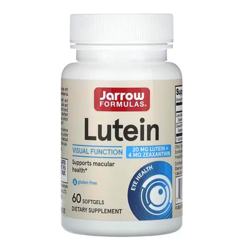 国内现货美国Jarrow Formulas Lutein叶黄素玉米黄质胶囊60粒