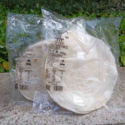 Mission frozen flour tortillas冷冻8英寸6英寸葱抓饼卷饼