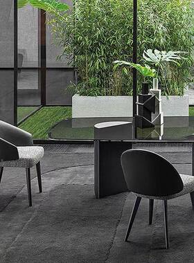 意餐技椅20433现代简约家用实木椅现代休闲餐式厅尚时创意靠背科