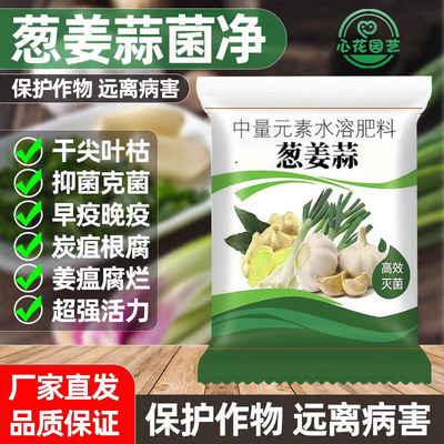 葱姜蒜菌净大葱大蒜姜专用微生物菌剂农用防治干尖黄叶灰霉疫病害