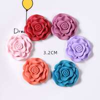 Large rose resin jewelry accesses CREA glue phone case h