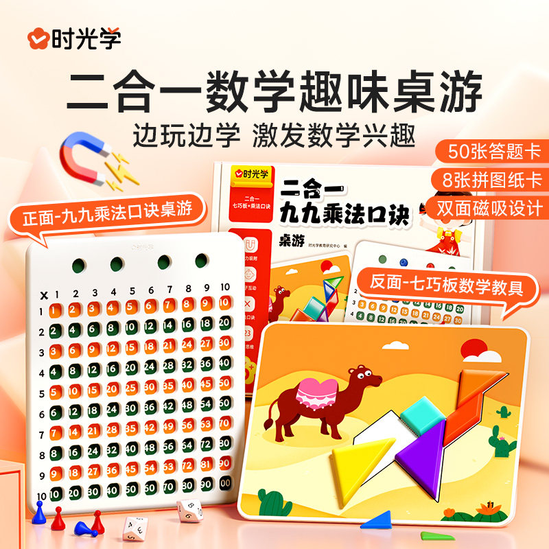 时光学二合一数学九九乘法口诀