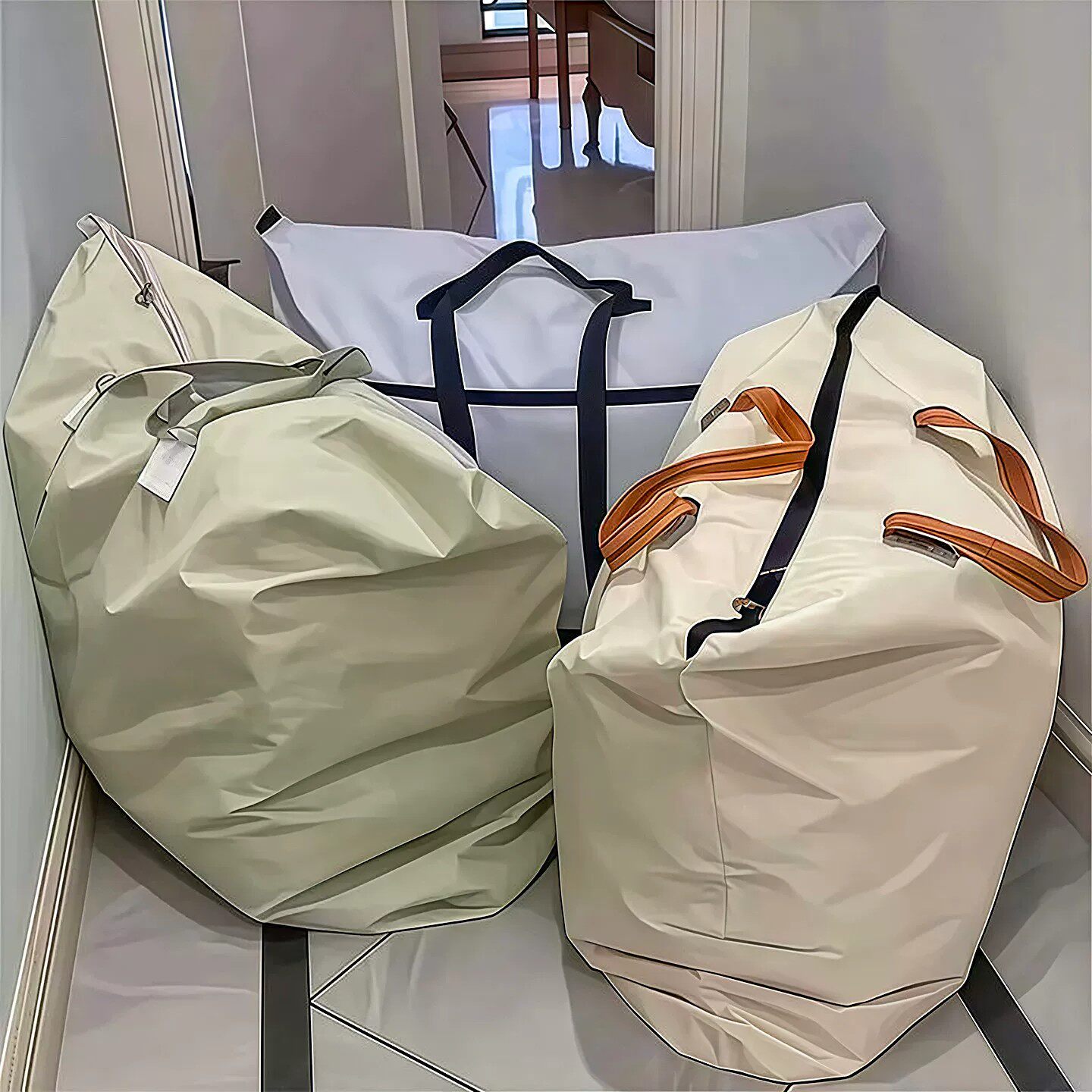 大容量帆布搬家宿舍防尘收纳袋