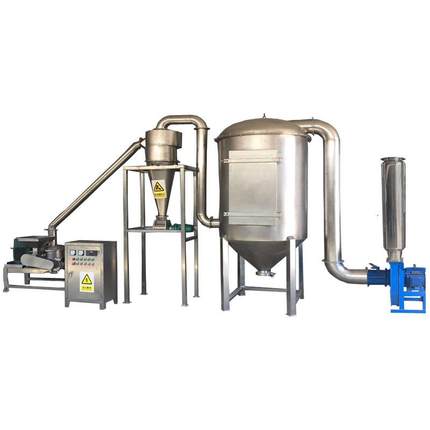 不锈钢分体超微粉碎机食品医药调味品咖啡细磨机中草药研磨机