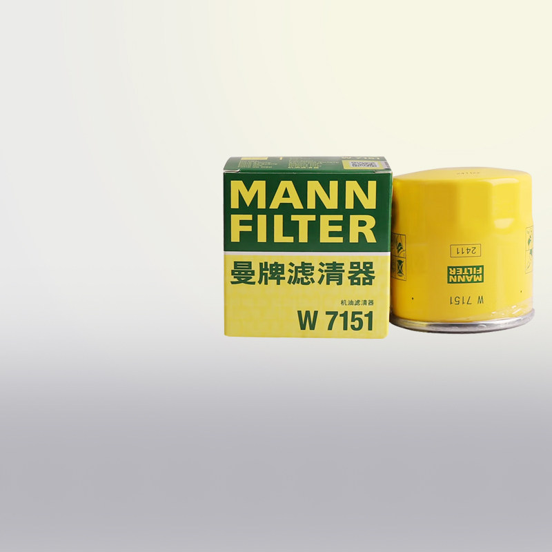 曼牌W7151适配别克英朗科鲁兹赛欧3五菱宏光荣光阅朗机滤机油滤芯