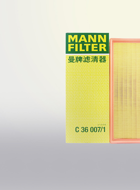 曼牌空滤C36007/1适配标致408 508 3008 4008 5008雪铁龙C5空气滤