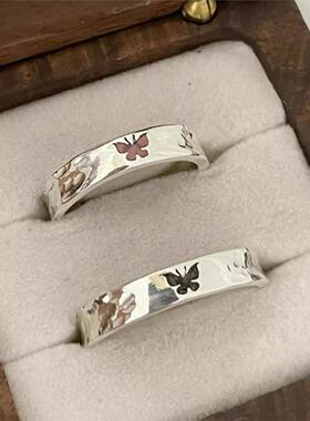 Gulaya Butterfly Ring 古啦雅 银色蝴蝶戒指开口可调节甜酷辣妹