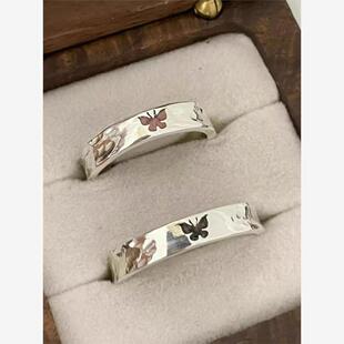 Gulaya Butterfly Ring 古啦雅 银色蝴蝶戒指开口可调节甜酷辣妹