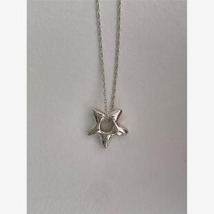 自制韩国 fillette starfish earring 海星项链锁骨链ins质感