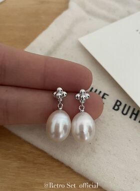 定制softmountains软山小众个性淡水珍珠欧阳娜娜nabi同款耳环