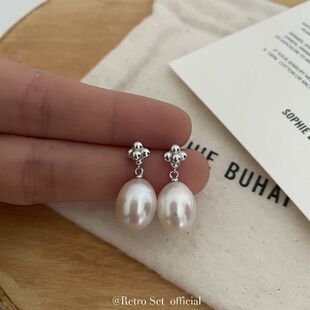 定制softmountains软山小众个性淡水珍珠欧阳娜娜nabi同款耳环