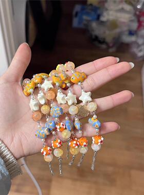 适合夏天的手链小众设计可爱甜美串珠手饰儿童学生闺蜜生日礼物