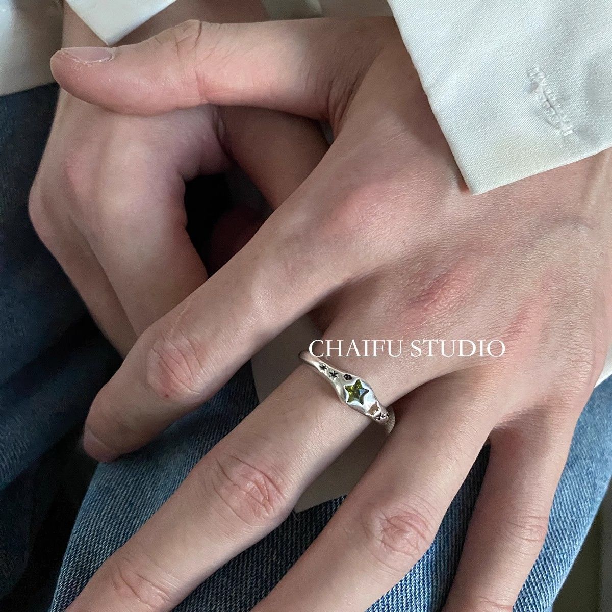 日韩春夏ins冷淡风戒指指环