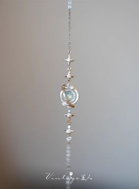 「水星环游」温柔高级感百搭轻奢精致小众设计月光蓝可调节手链