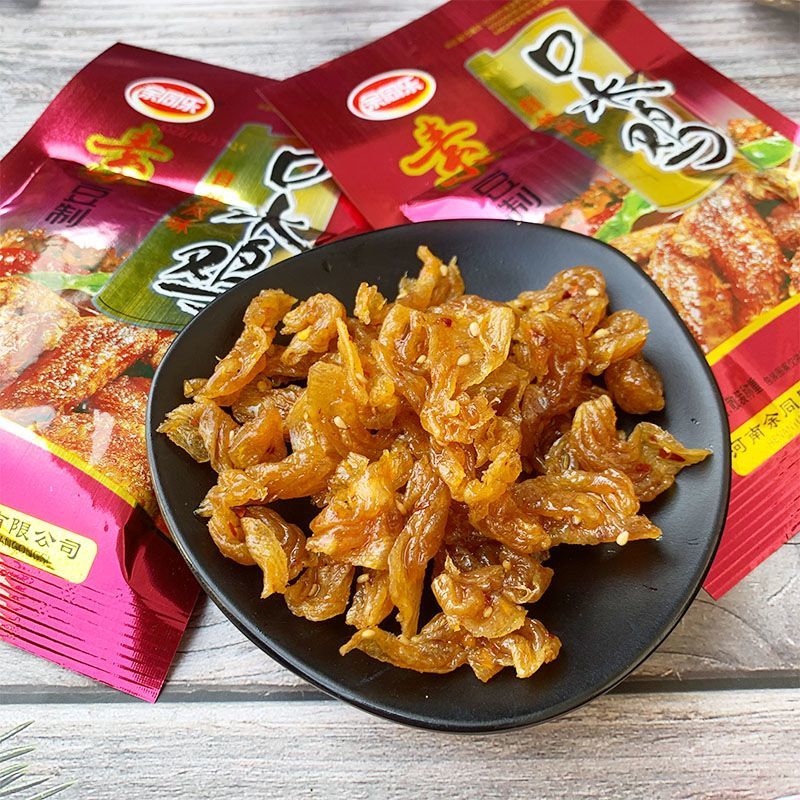 余同乐素口水鸡辣条麻辣零食儿时 素鸡豆制品8090小时候的小吃