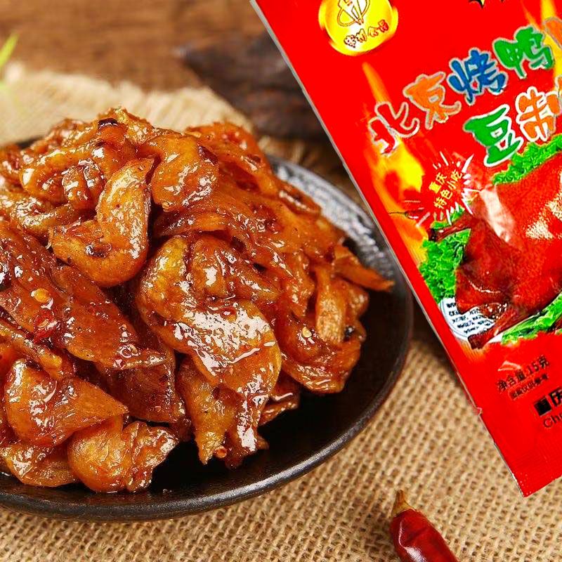 重庆宗彬北京烤鸭味辣条8090后回忆儿时怀旧小时候素食素肉