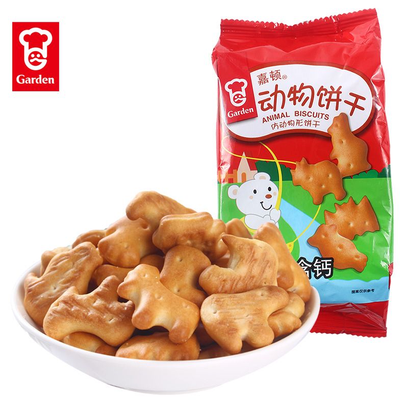 动物饼干100g*3包含钙仿动物形原味聚会儿童节休闲零食饼干