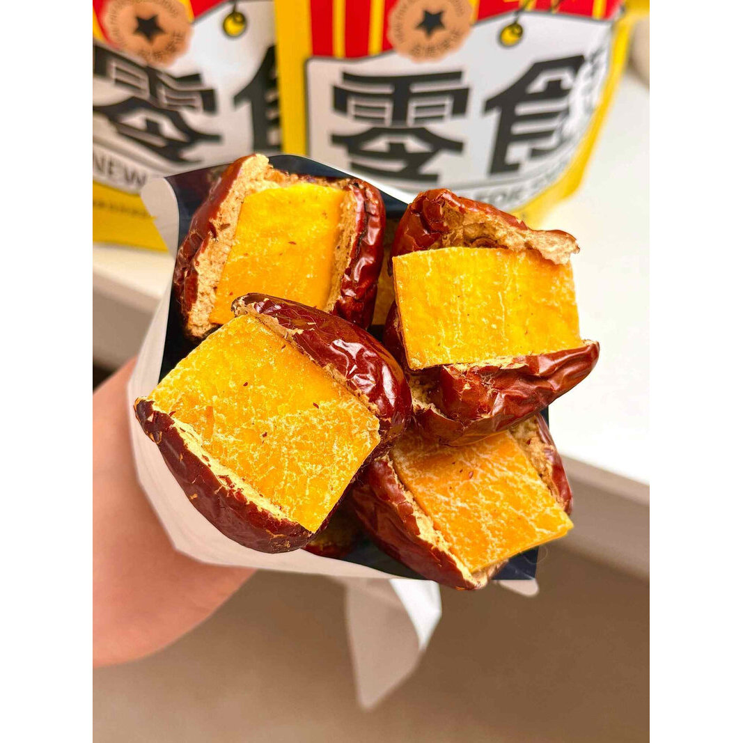 七分乐枣芒抱抱枣夹芒果大枣软糯清甜蜜饯休闲健康香甜网红小零食