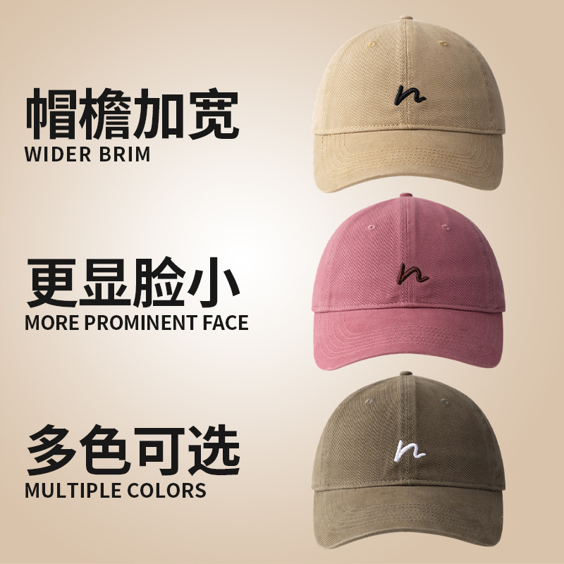 大头大脸棒球帽女大圆脸显脸小