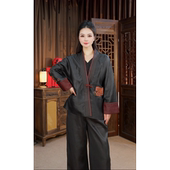 春季 上衣86045 上新休闲百搭香云纱女装