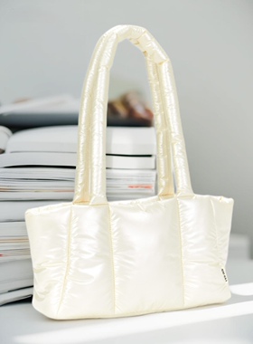 韩系小众设计感简约手提包女2026新款时尚百搭单肩包拉链日韩风格