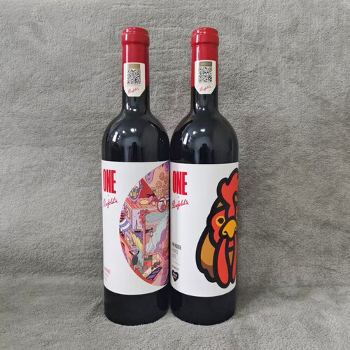 奔富一号红酒1号法国插画 雄鸡联名系列红葡萄酒正品行货原瓶进口