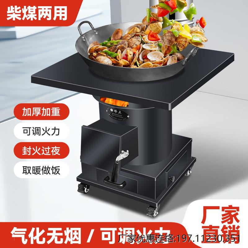 气化炉柴火灶烧煤炭两用