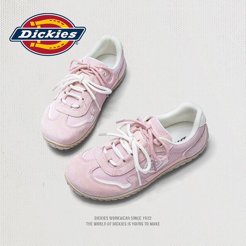 Dickies德训鞋女款透气百搭通勤软底舒适单鞋徒步休闲鞋防滑板鞋