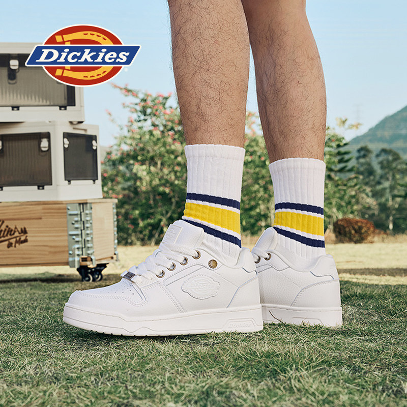 Dickies板鞋男2025秋季新款运动休闲鞋厚底增高软底鞋子男小白鞋,流行男鞋,休闲板鞋,淘宝优惠券,粉丝福利购,淘宝优惠卷