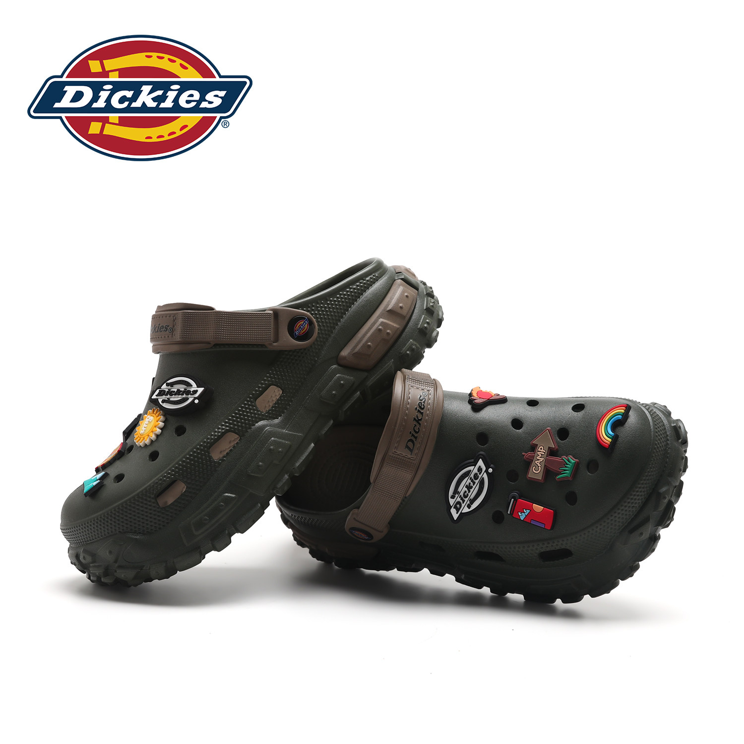 Dickies包头洞洞鞋夏季防滑透气