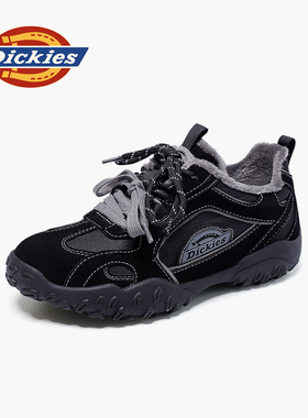 Dickies女鞋德训鞋2025冬季丑萌户外徒步鞋休闲运动鞋加绒鞋子女