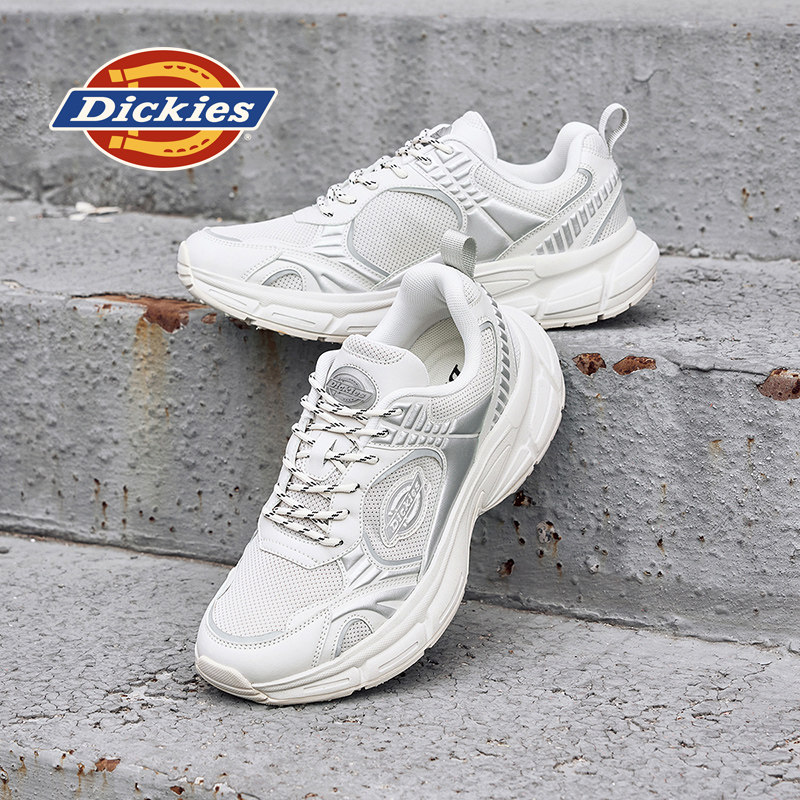 Dickies男鞋运动鞋2025新款秋季厚底网面鞋男士休闲鞋银灰老爹鞋,流行男鞋,时尚休闲鞋,淘宝优惠券,粉丝福利购,淘宝优惠卷