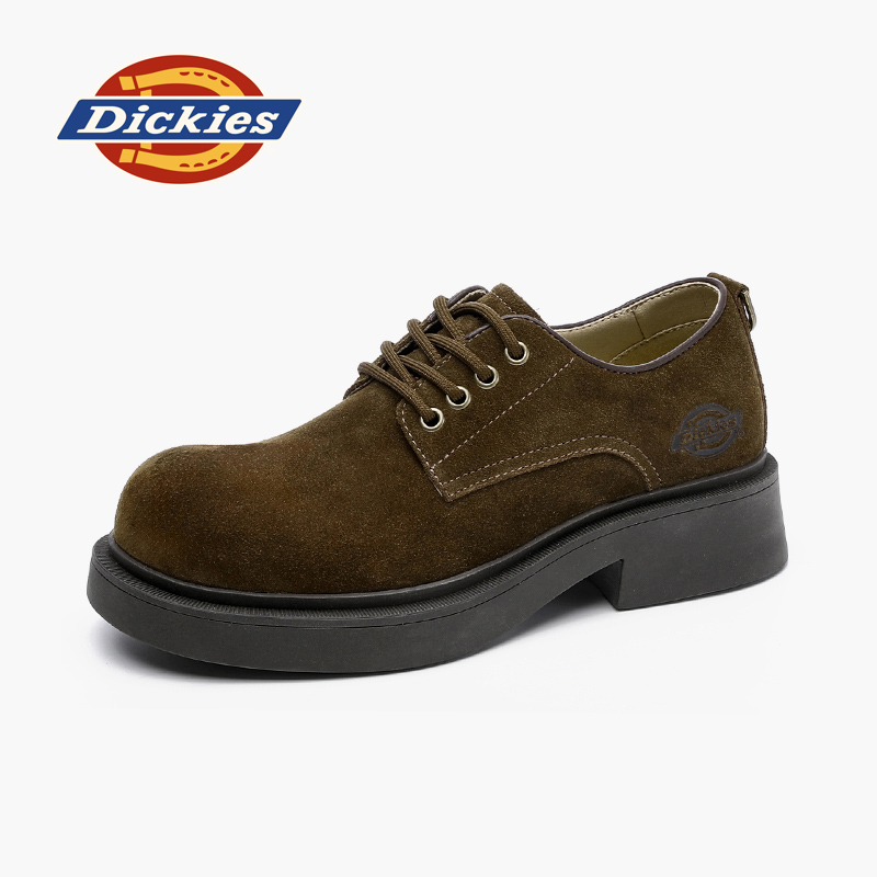 Dickies大头皮鞋男复古工装鞋子